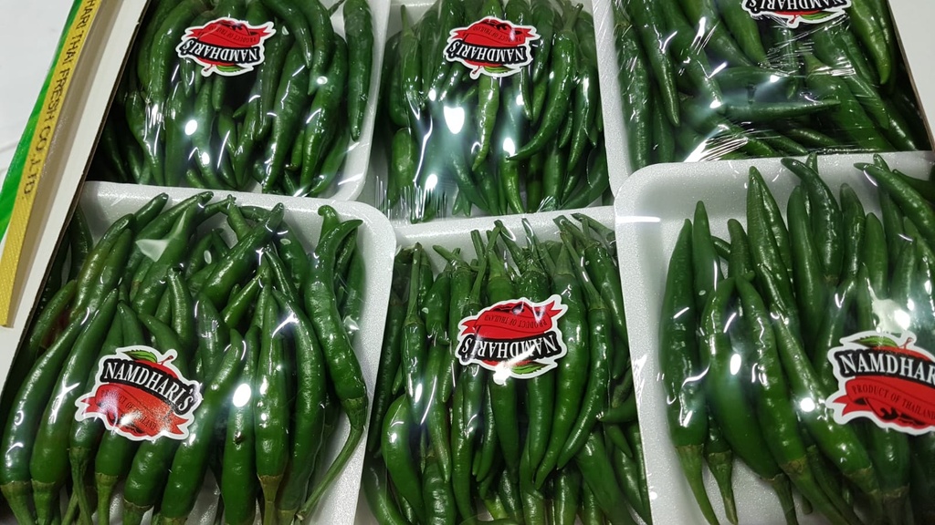 Chilli Rawit Green 100 gm Thailand - فلفل راوت أخضر تايلندي