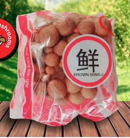 Mushrooms Shimeji Brown 125 gm - باكيت مشروم شيمجي بني  صيني